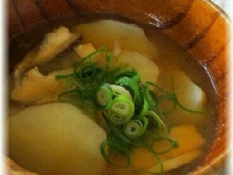 菊芋のお味噌汁